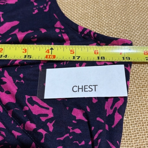 Talbots Women's Sleeveless Faux Wrap Tunic Top Sz L Casual Office Business City - Picture 12 of 13